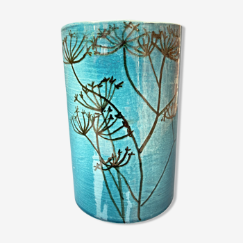 Vintage earthenware vase