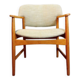 Larsen & Madsen designer armchair by Fritz Hansen, Vintage Scandinavian 1960s