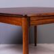 Yngvar Sandstrom rosewood table Seffle Màbelfabrik 1950s