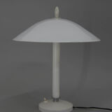 White mid-century table lamp, 1950s