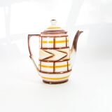 Art deco teapot spritzdekor