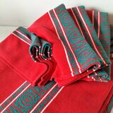 Vintage Basque tablecloth and 12 napkins