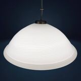 Large swirling Italian Murano glass pendant lamp, 1980s.