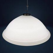 Large swirling Italian Murano glass pendant lamp, 1980s.
