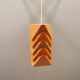 Hanging lamp, designed by the famous Louis Weisdorf, for Danish Lyfa in 1970, model EKKO