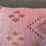 Housse de coussin en soie végétale