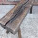 Massive wooden bench
