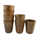 Lot de 7 verres en grès Digoin