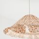 Suspension conique avec volant Emilia "fleurettes"