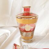 Art Deco carafe glassware of Monaco