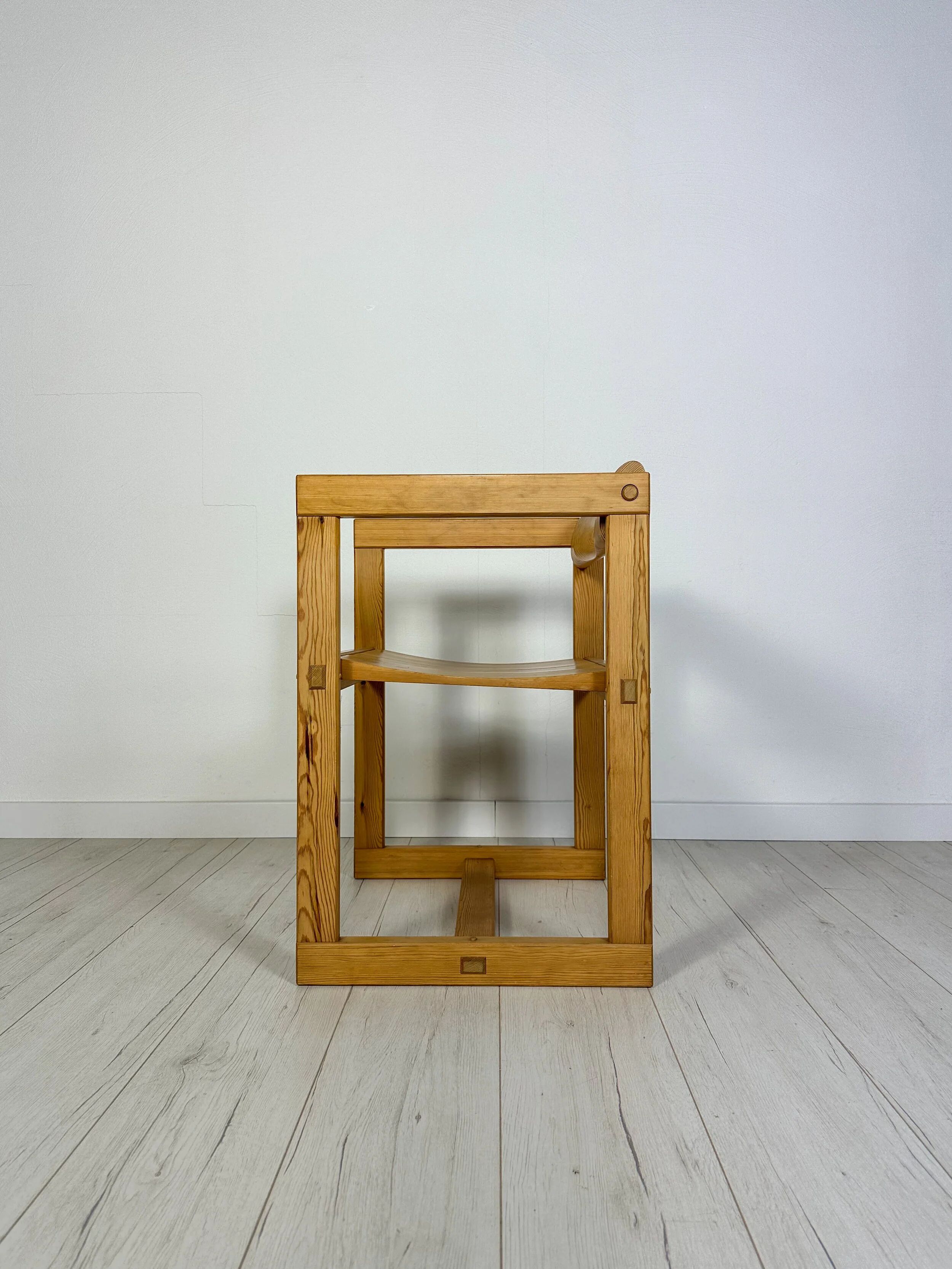 1960s Set of 4 Vintage Pine Model 313 Trybo Dining Chairs by Edvin Helseth