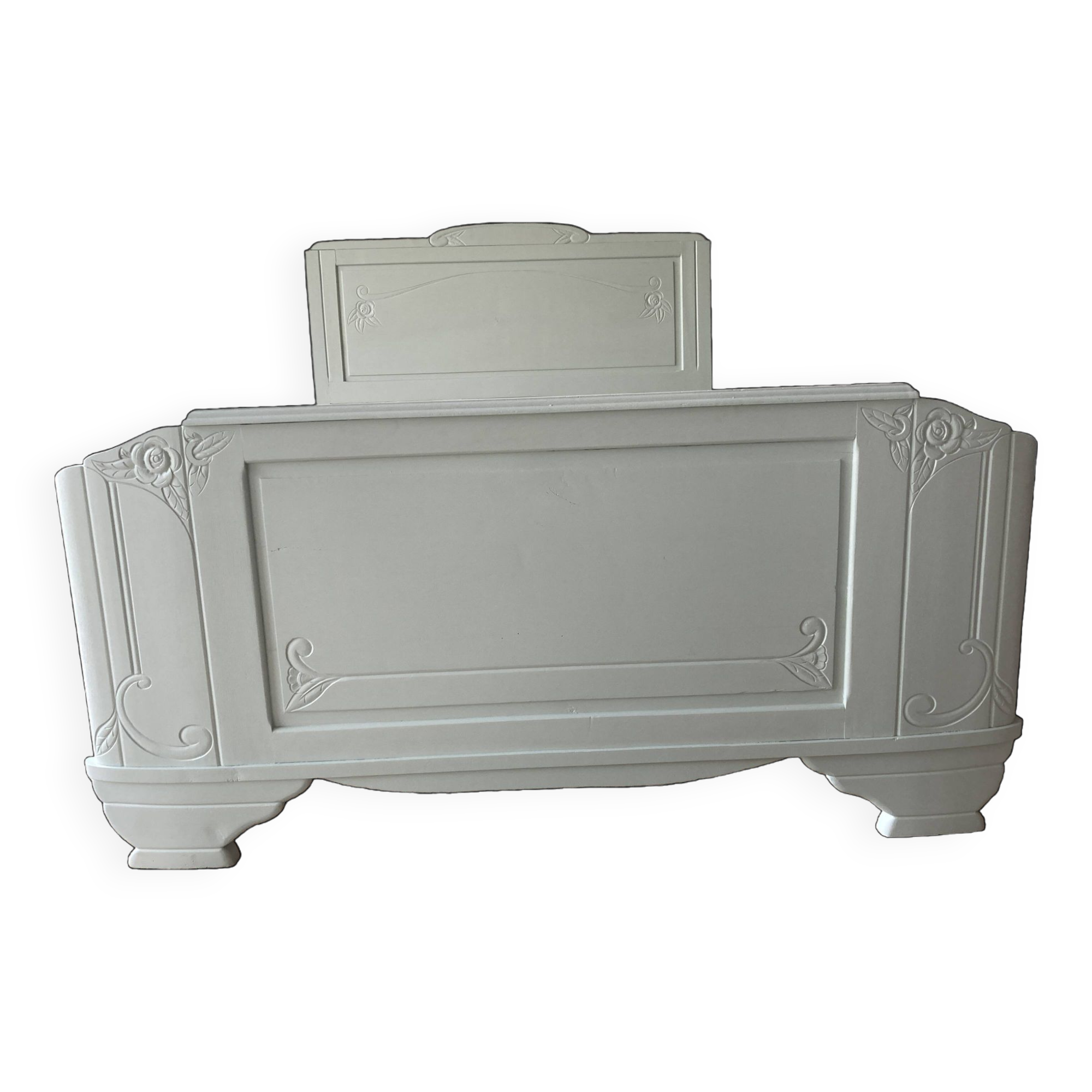 Cadre de lit art déco