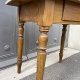 Table de ferme shabby chic sapin 1920s