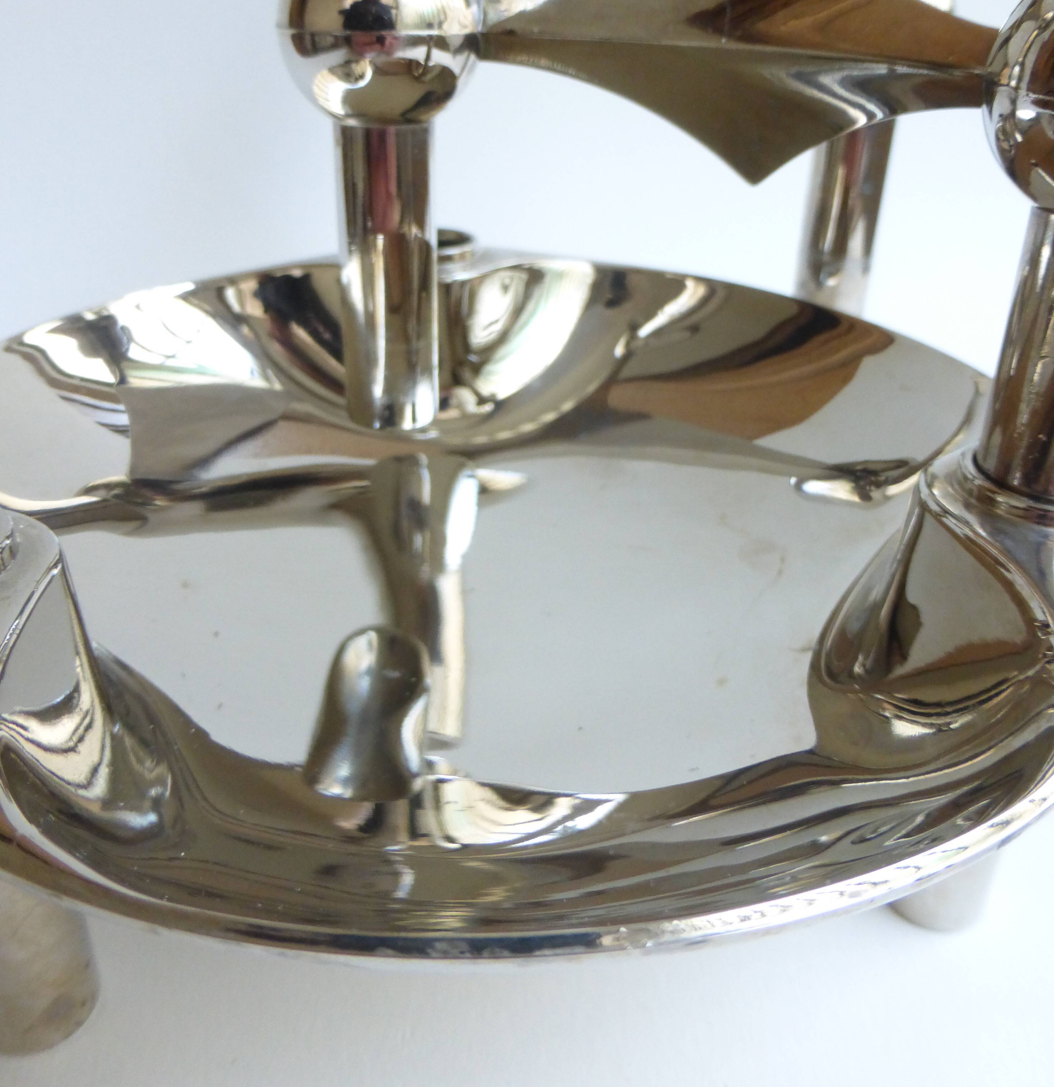 Set of 2 S22 candlesticks and a 1970's S44 Nagel cup