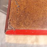 bistro table, wood and aluminium