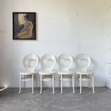 Set of 4 Baumann bistro chairs, Mouette model