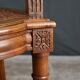 Small Office Armchair in Walnut, Louis XVI style – Late 19th century