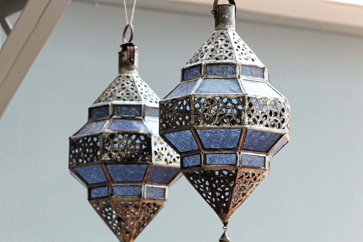 Pair of oriental lanterns