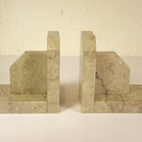Pair of marble bookends