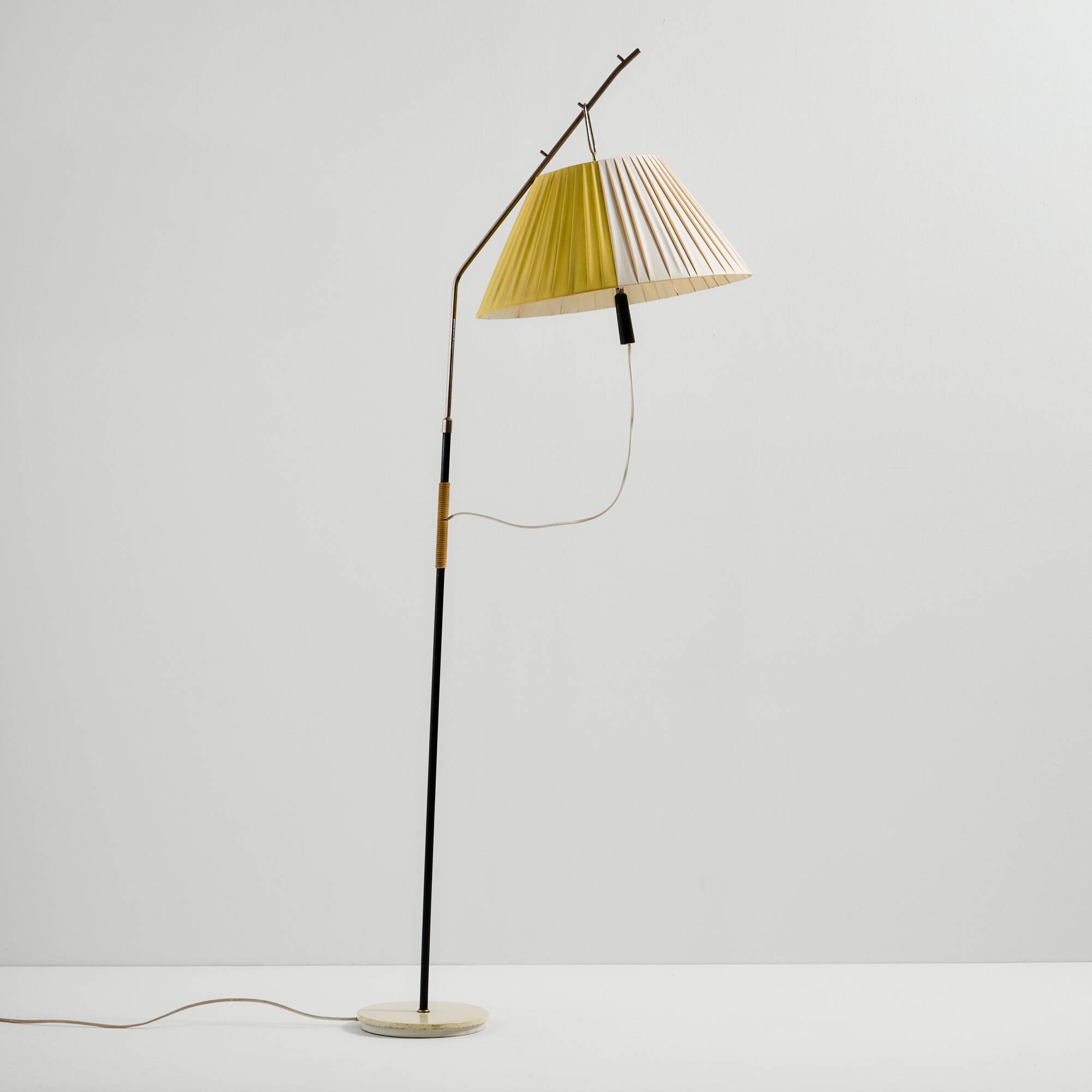 Metal floor lamp