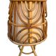 Set of 3 rattan lamps from the 1960s France