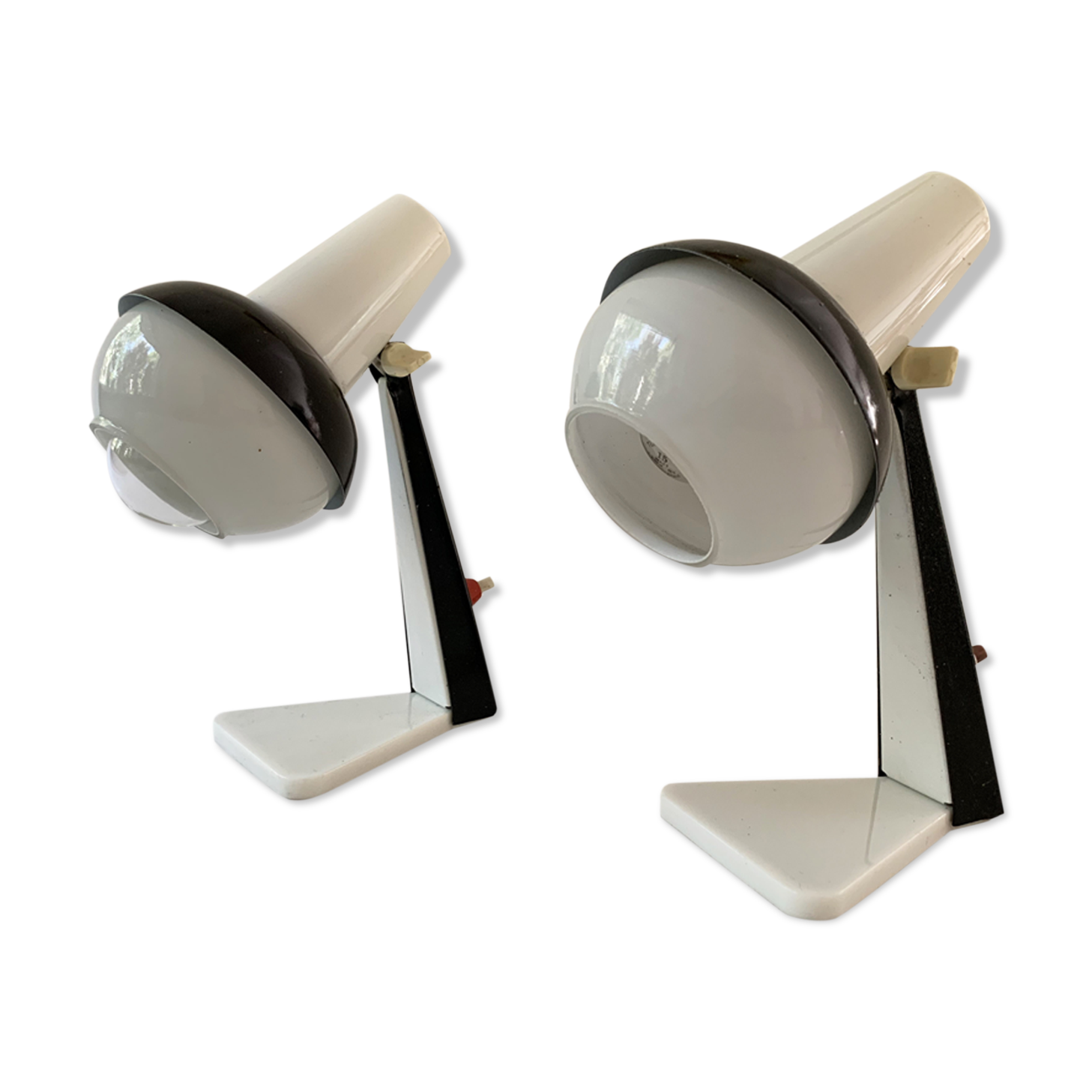 Pair of bedside 'Penguin' lamps by Zaos, Poland, 1960s
