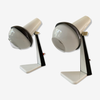 Pair of bedside 'Penguin' lamps by Zaos, Poland, 1960s