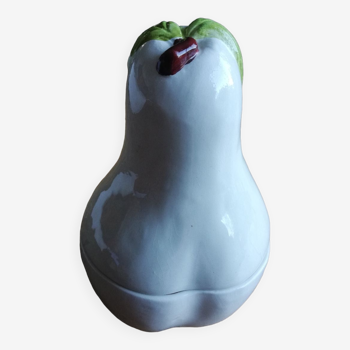 Vintage pear-shaped ceramic pot V. Bassano