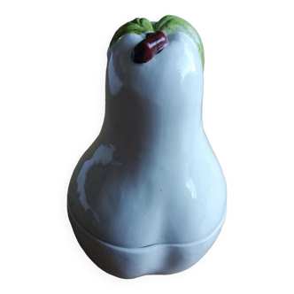 Vintage pear-shaped ceramic pot V. Bassano