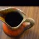 Flamed stoneware jug