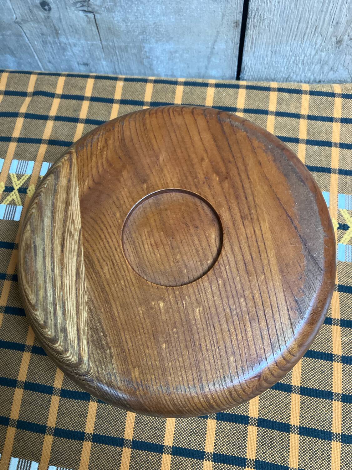 Teak salad bowl
