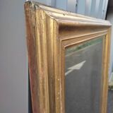 Miroir doré en bois 91x154cm