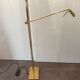 Brass reading floor lamp