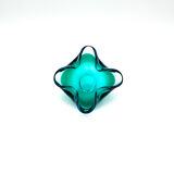 Murano Sommerso bowl - Flavio Poli - Sapphire Blue & Emerald