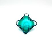 Murano Sommerso bowl - Flavio Poli - Sapphire Blue & Emerald