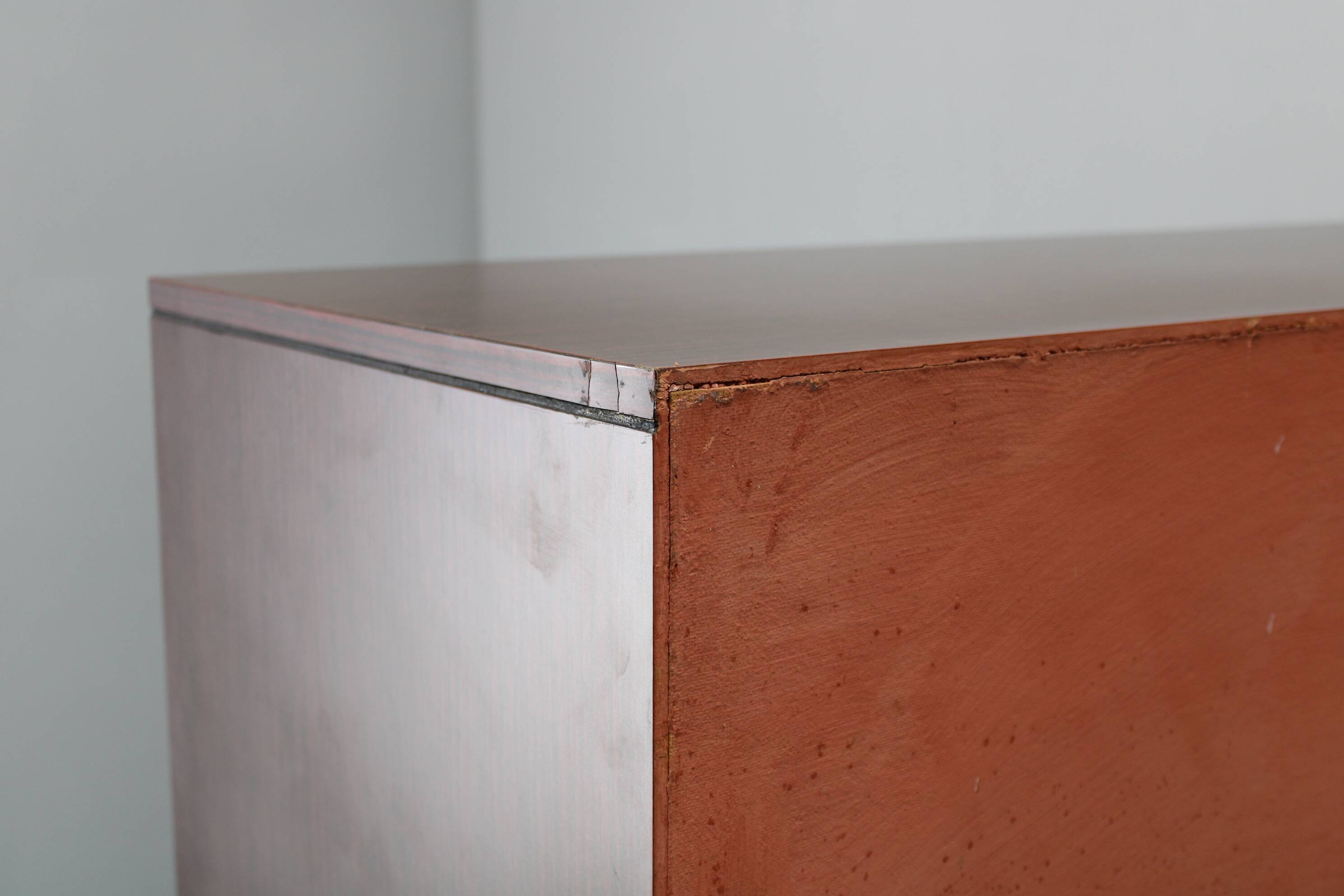 1970s Italian Cabinet With Sliding Doors