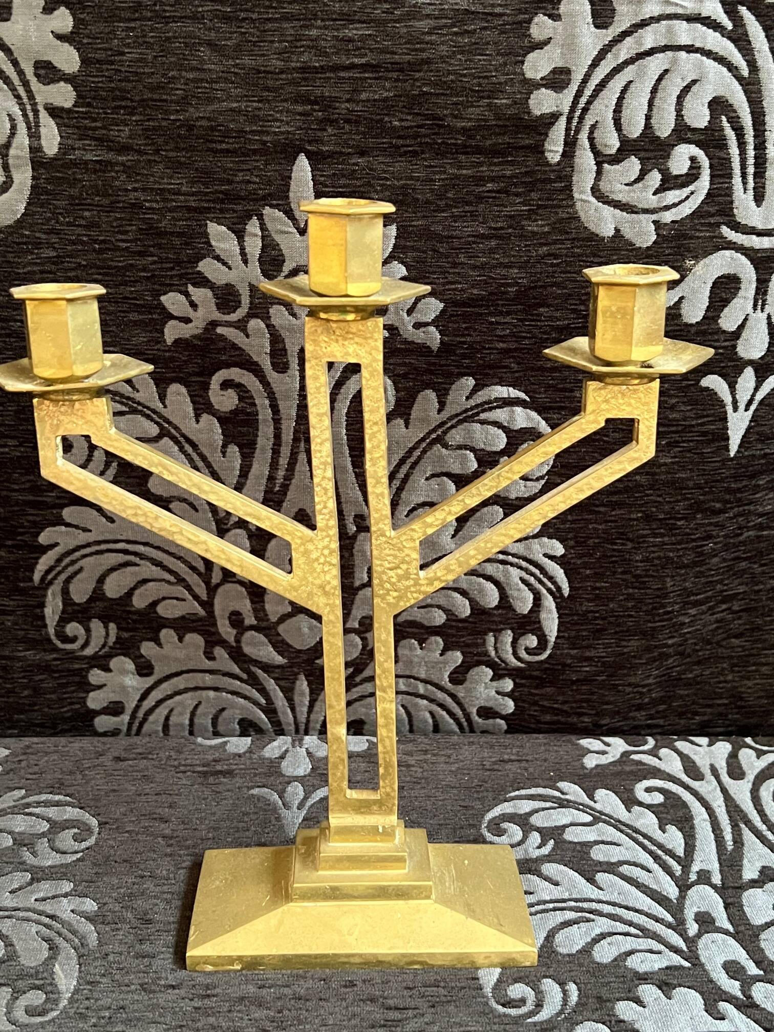 Pair of Art Deco candlesticks.
