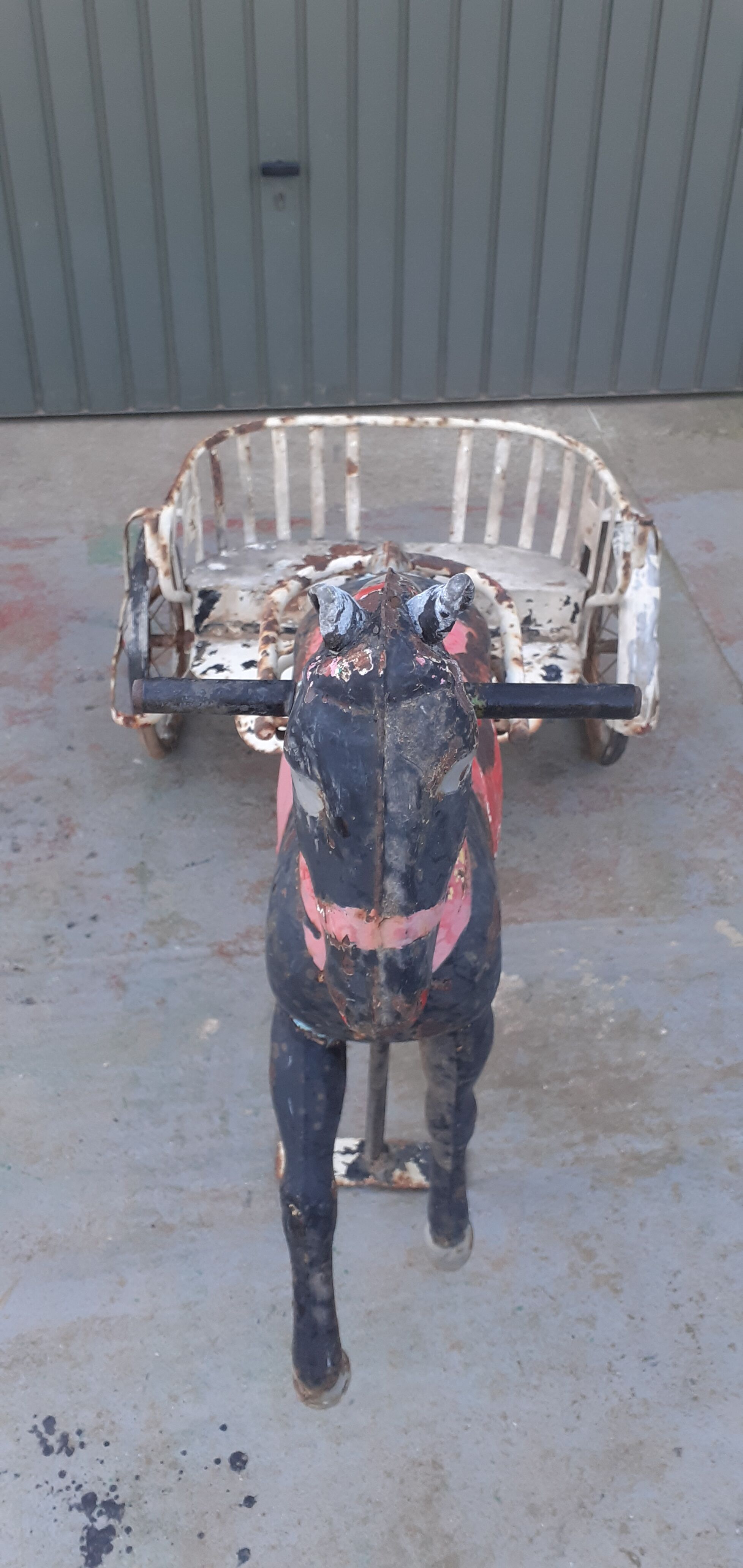 Sulky metal 50s two-seater