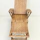 Chaise longue / fauteuil de repos en rotin