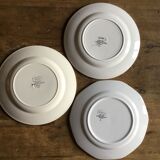 Digoin Sarreguemines dessert plates