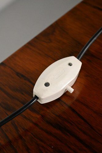 Lampe de table en verre italienne
