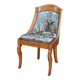 Gondola Chair in Cherry and Speckled Maple, Charles X Style – Mid-20th Century