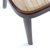 Original dining chair by Thonet in original vintage fabric, 1940