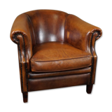 Club armchair in sheepskin