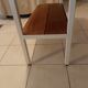 Industrial console iron and exotic wood