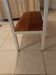 Console industrielle fer et bois exotique