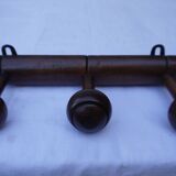 Former Wall coat rack with its 3 hooks