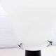 Table lamp made entirely of black and white glass, 1980