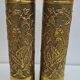 Paire de vases en laiton