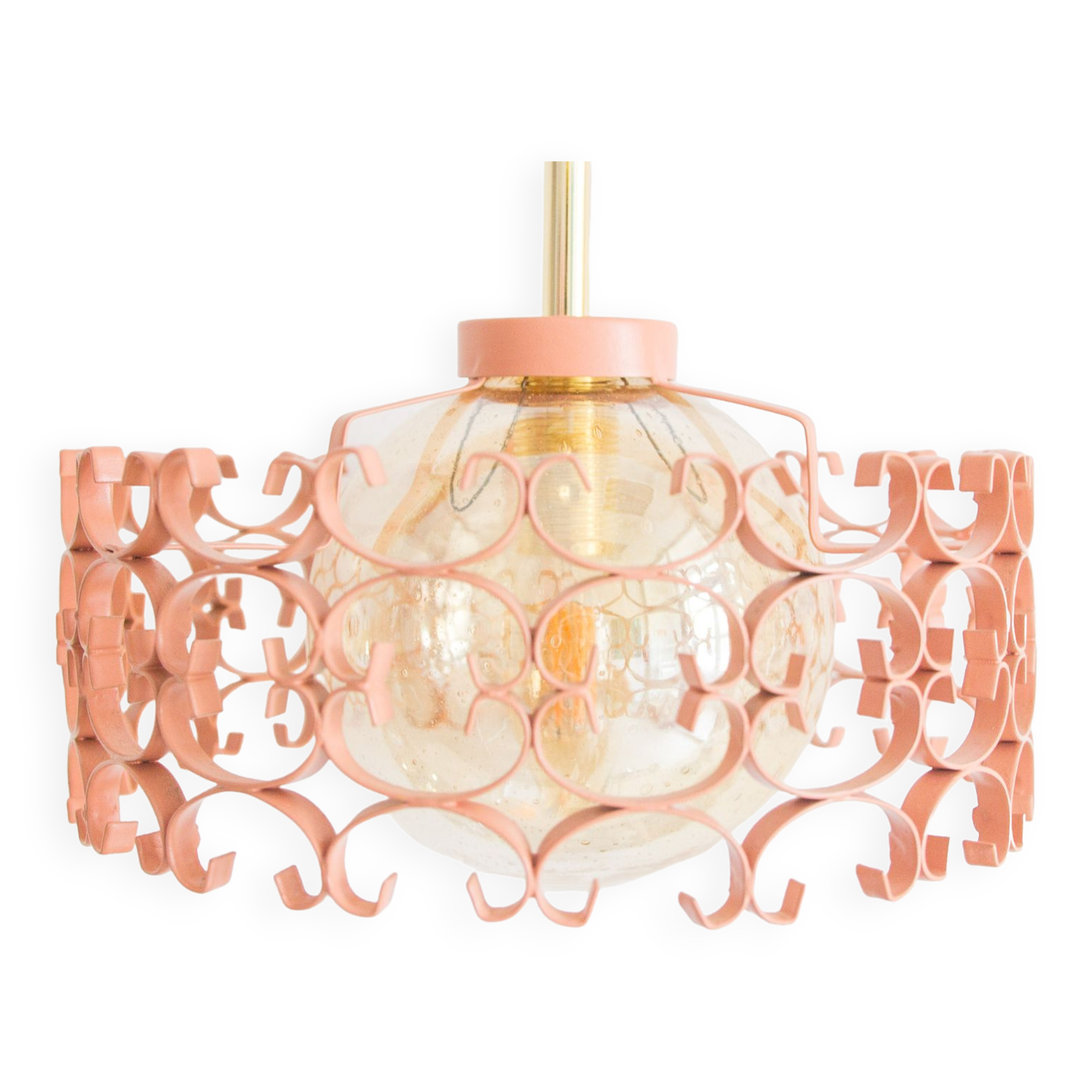 Upcycled pendant lamp - roza